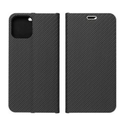 Pouzdro Forcell Luna Carbon Apple Iphone 13 - Černé