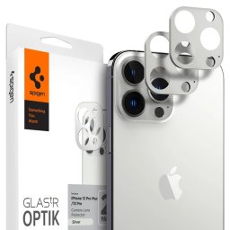 Spigen GLAStR OPTIK iPhone 13 Pro Max [2 Pack] - Silver