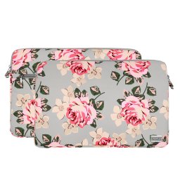Wonder Sleeve Laptop 15"-16" - Šedé s růžemi