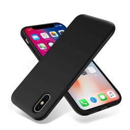Silikonový kryt iMore Silicone Case na iPhone XS MAX - Černý