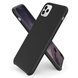 Silikonový kryt iMore Silicone Case na iPhone 11 Pro Max - Černý