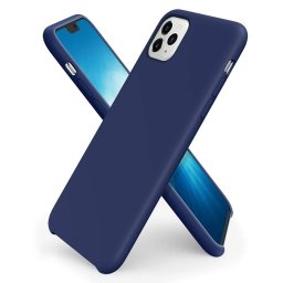 Silikonový kryt iMore Silicone Case na iPhone 11 Pro Max - Kobaltově modrý