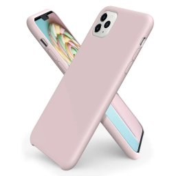 Silikonový kryt iMore Silicone Case na iPhone 11 Pro Max - Pískově růžový