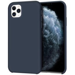 Pouzdro iMore Silicone Case iPhone 11 Pro Max - Půlnočně modrý