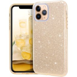 Pouzdro Forcell Shning Case iPhone 11 Pro - Zlaté