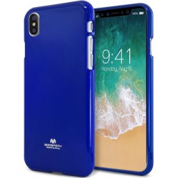 Pouzdro Goospery Mercury Jelly na Apple iPhone Xs/X - Modrý