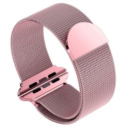 Řemínek iMore MILANESE LOOP Apple Watch Series 3/2/1 (42mm) - Růžově zlatý