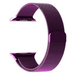 Řemínek iMore MILANESE LOOP Apple Watch Series 3/2/1 (38mm) - Fialový