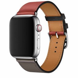 Řemínek iMore Single Tour Apple Watch Series 3/2/1 (38mm) - Noir/Brique/Etain