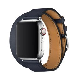 Řemínek iMore Double Tour Apple Watch Series 3/2/1 (42mm) - Půlnočně modrý