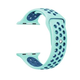 Řemínek SPORT pro Apple Watch Series 1/2/3 (42mm) - Mint/Modrý