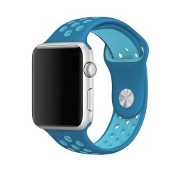 Řemínek SPORT pro Apple Watch Series 1/2/3 (42mm) - Modrý/Azurový
