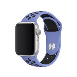 Řemínek SPORT pro Apple Watch Series 1/2/3 (42mm) - Noblesně modrý/Černý