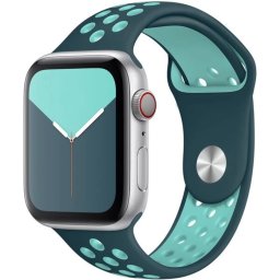 Řemínek SPORT pro Apple Watch Series 1/2/3 (42mm) - Turquoise/Aurora Green