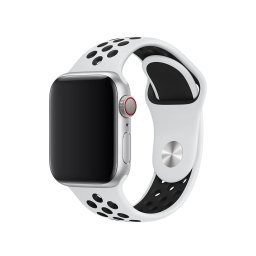 Sportovní řemínek SPORT pro Apple Watch Series 3/2/1 (38mm) - Bílý/Černý