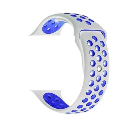 Řemínek iMore SPORT pro Apple Watch Series 1/2/3 (38mm) - Bílý/Modrý