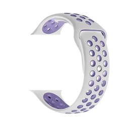 Řemínek iMore SPORT pro Apple Watch Series 1/2/3 (38mm) - Bílý/Šeříkový