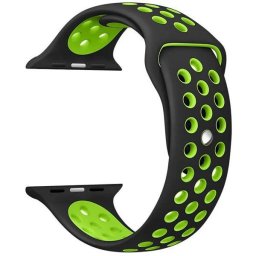 Řemínek iMore SPORT pro Apple Watch Series 1/2/3 (38mm) - Černý/Limetkový