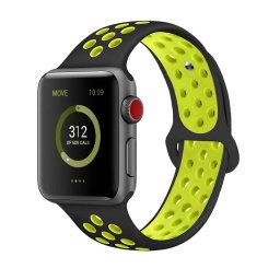 Řemínek iMore SPORT pro Apple Watch Series 1/2/3 (38mm) - Černý/Volt