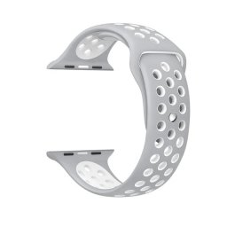 Řemínek iMore SPORT pro Apple Watch Series 1/2/3 (38mm) - Šedý/Bílý