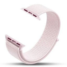 Řemínek iMore NYLON Apple Watch Series 1/2/3 42mm - Perlově růžový
