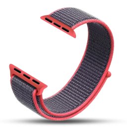 Řemínek iMore NYLON Apple Watch Series 1/2/3 42mm - Růžový tmavý