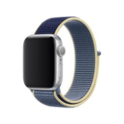 Řemínek iMore NYLON Apple Watch Series 1/2/3 42mm - Seversky modrý