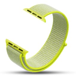 Řemínek iMore NYLON Apple Watch Series 1/2/3 42mm - Žlutý světlý