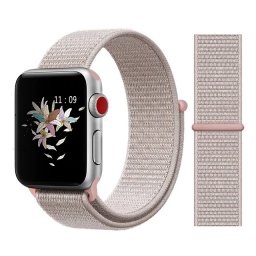 Řemínek iMore NYLON Apple Watch Series 1/2/3 38mm - Bledě růžový