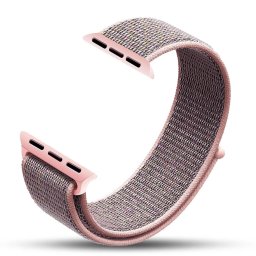 Řemínek iMore NYLON Apple Watch Series 1/2/3 38mm - Pískově růžový