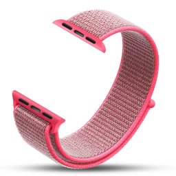 Řemínek iMore NYLON Apple Watch Series 1/2/3 38mm - Růžový světlý