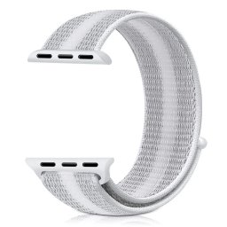 Řemínek iMore NYLON STRIPES Apple Watch Series 3/2/1 42mm - Bílý