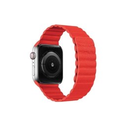 Řemínek iMore Leather Loop Apple Watch Series 3/2/1 (42mm) - Červený