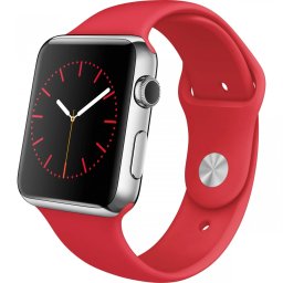 Řemínek iMore SmoothBand pro Apple Watch Series 1/2/3 (38mm) - Červený