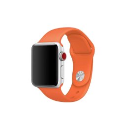 Řemínek iMore SmoothBand pro Apple Watch Series 1/2/3 (38mm) - Oranžový