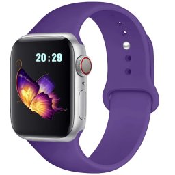 Řemínek iMore SmoothBand pro Apple Watch Series 1/2/3 (38mm) - Temně fialový