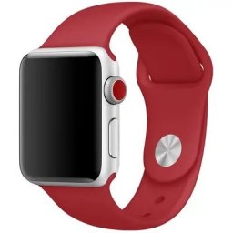 Řemínek iMore SmoothBand pro Apple Watch Series 1/2/3 (38mm) - Tmavě čerevný