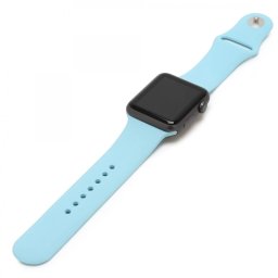 Silikonový řemínek SmoothBand pro Apple Watch Series 3/2/1 (38mm) - Tyrkysový