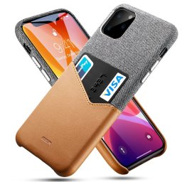 Pouzdro ESR Metro Wallet Apple iPhone 11 Pro - Hnědé