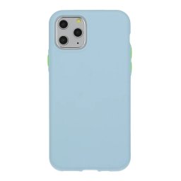 Pouzdro Solid Silicone Case iPhone 12 MINI - světle modrá