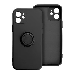 Pouzdro Forcell SILICONE RING Case iPhone 13 mini - Černé