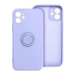 Pouzdro Forcell SILICONE RING Case iPhone 13 mini - FIalové