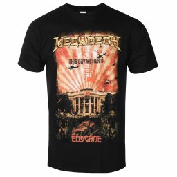 tričko pánské Megadeth - China Whitehouse - BLACK - ROCK OFF - MEGATS13MB