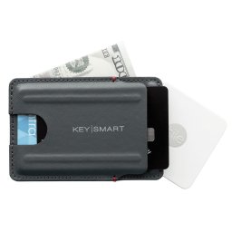 Slim Wallet peněženka - ultra tenká a odolná kožená peněženka na 6 karet (šedá)