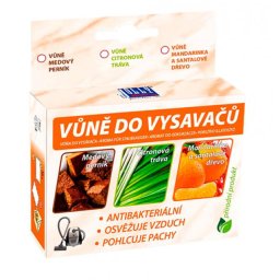 Vůně do vysavače Mandarinka a santalové dřevo granulky 5 sáčků - Jolly