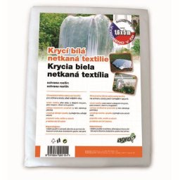 Bílá krycí netkaná textilie 1,6x5m 000266