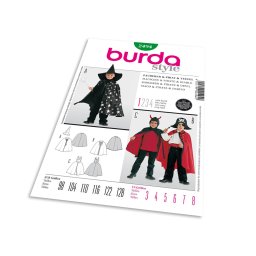 Střih Burda 2494 - Kouzelník, Lucifer, pirát