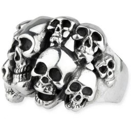 prsten ETNOX - Skulls - SR1407