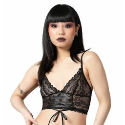 podprsenka dámská KILLSTAR - Lovella Lace - Black - KSRA005765