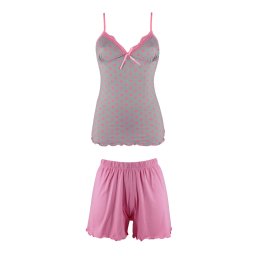 Dots pyžamo kraťasy a tričko 11103 M světle šedá